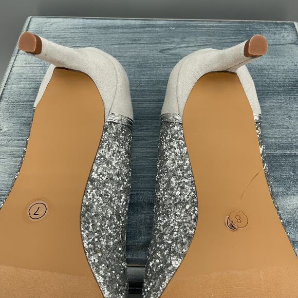 NEW Journee Collection Kalani Women’s High Heels Silver Size 7 - Picture 9 of 10